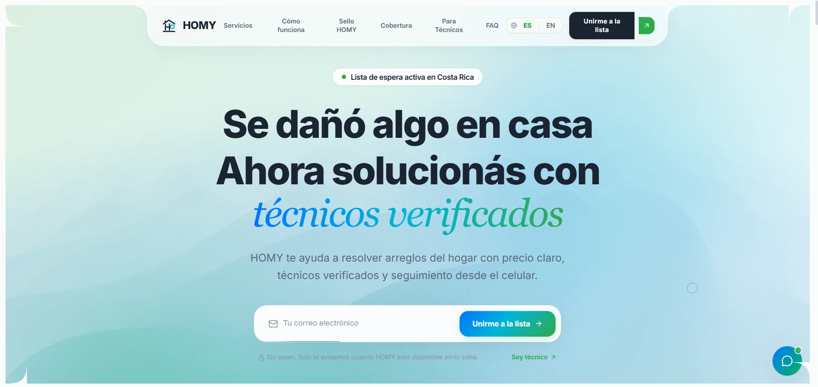 HOMY — Construcción de producto y desarrollo del negocio