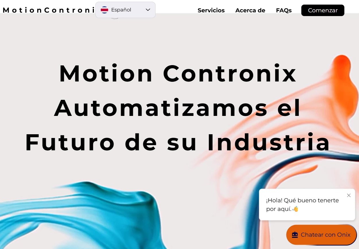 Motion Contronix — Página web corporativa