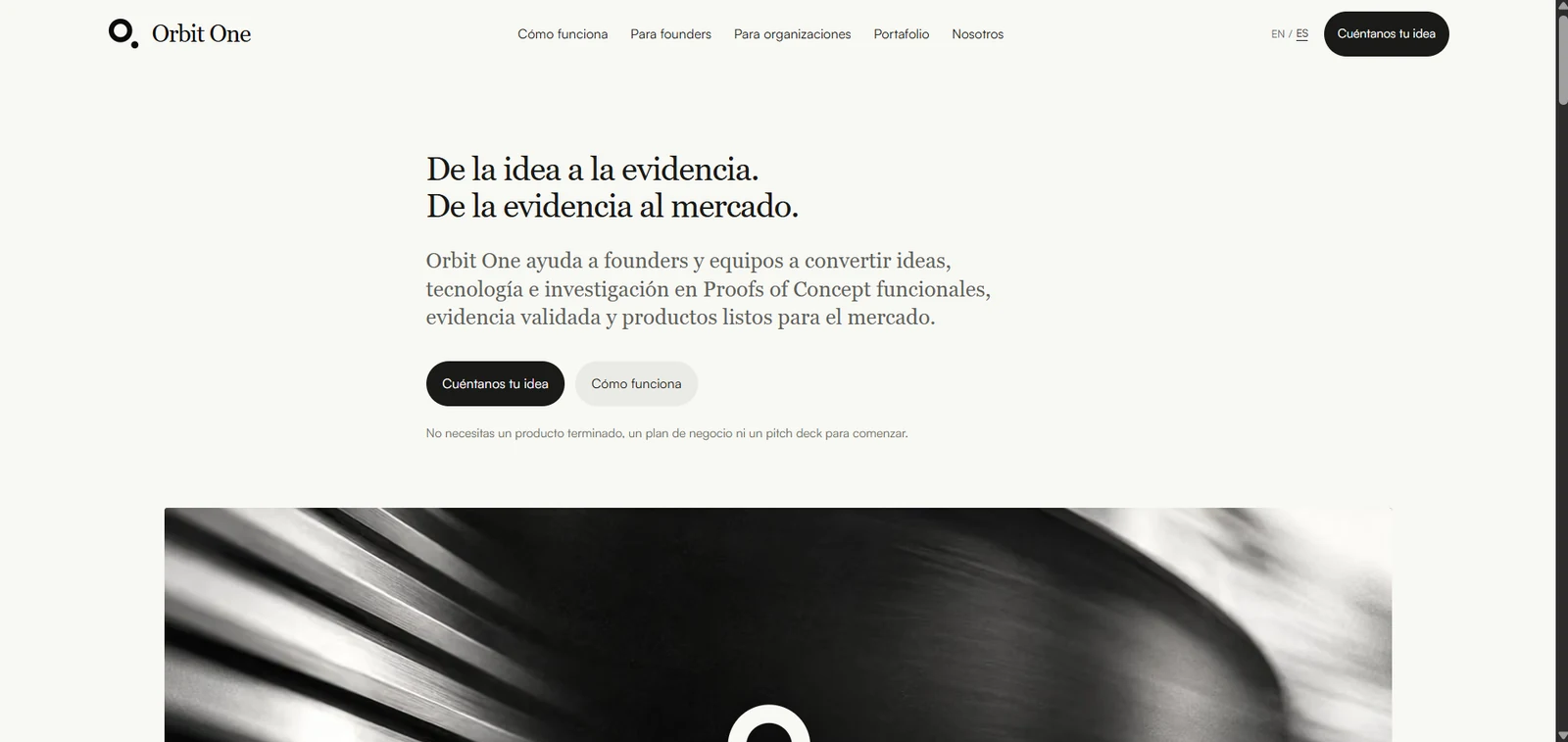 Orbit One — Identidad, presencia digital y base tecnológica