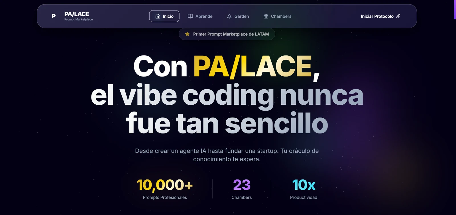 PA/LACE — Marketplace de prompts